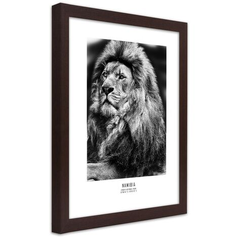 Quadro con cornice, Simbolo dell'Africa - 70x100