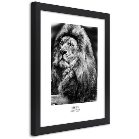 Quadro con cornice, Simbolo dell'Africa - 70x100