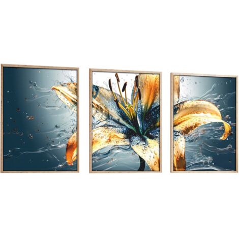 Quadro da parete in MDF con cornice Painting Multicolore