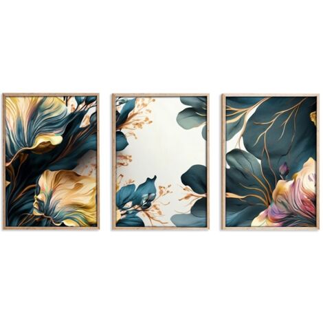 Quadro da parete in MDF con cornice Painting Multicolore