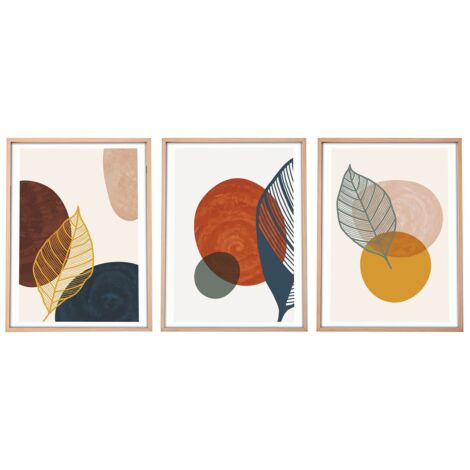 Quadro da parete in MDF con cornice Painting Multicolore