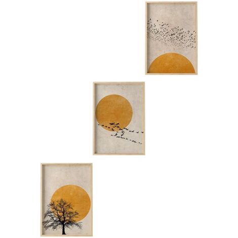 Quadro da parete in MDF con cornice Painting Multicolore