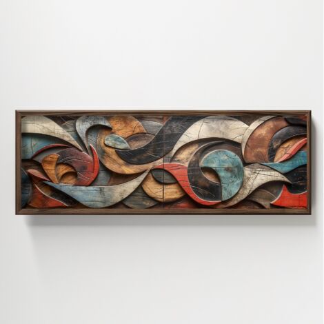 Quadro da parete in MDF con cornice Painting Multicolore