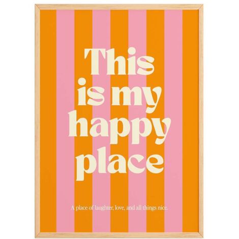 Quadro da parete in MDF con cornice Painting Multicolore