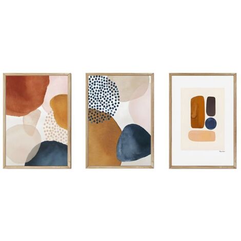 Quadro da parete in MDF con cornice Painting Multicolore
