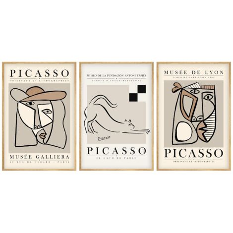 Quadro da parete in MDF con cornice Painting Multicolore