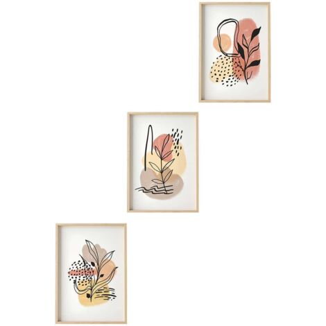 Quadro da parete in MDF con cornice Painting Multicolore