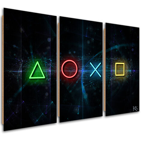 Quadro deco panel 3 paneli, Pulsanti per il controller - 150x100