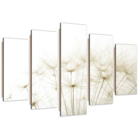 Quadro deco panel 5 parti, Soffiatori - 150x100