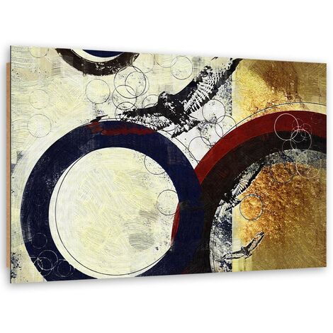 Quadro deco panel, Astrazione marrone - 100x70