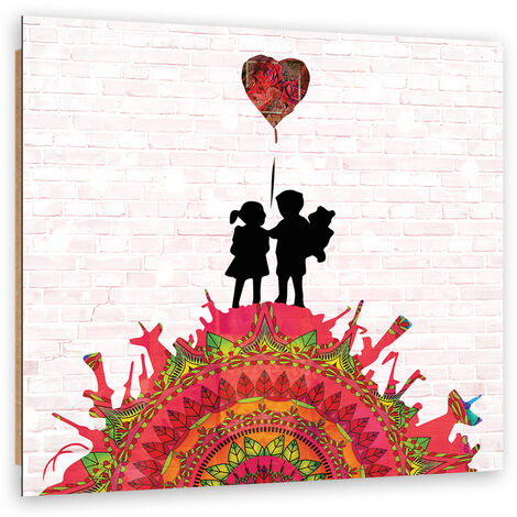 Quadro deco panel, Banksy Children on Weapons - 50x50
