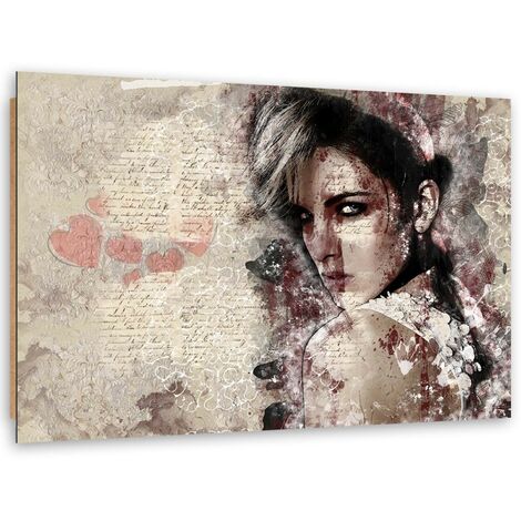 Quadro deco panel, Bella donna - astratto - 60x40
