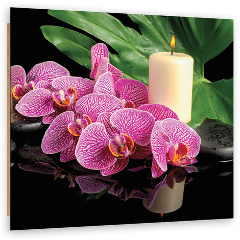 Quadro deco panel, Candela rosa - 50x50