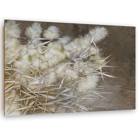 Quadro deco panel, Cane Boho Grass - 100x70