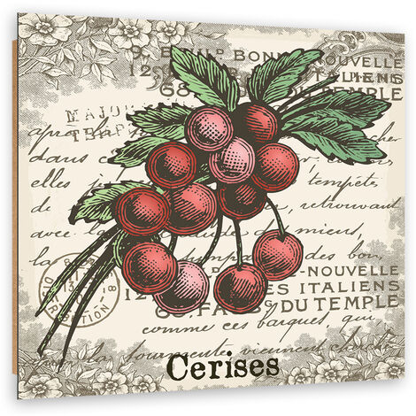 Quadro deco panel, Cherry vintage - 60x60