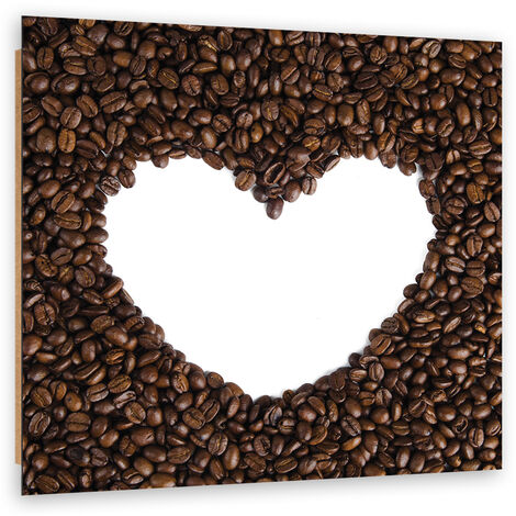 Quadro deco panel, Cuore di caffà¨ - 30x30