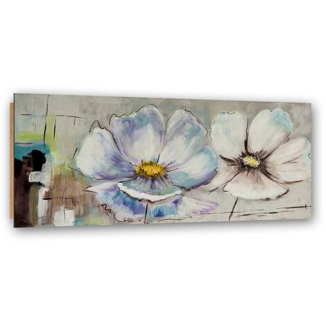 Quadro deco panel, Due fiori - 90x30