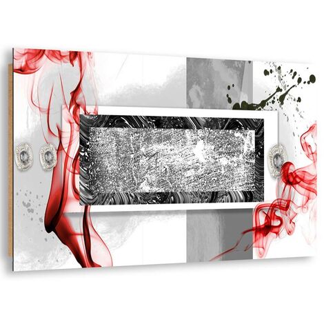 Quadro deco panel, Esplosione di rosso - 60x40