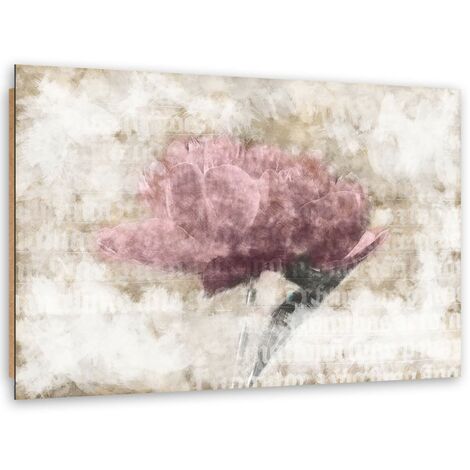 Quadro deco panel, Fiori astratti - 90x60
