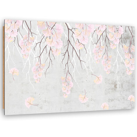 Quadro deco panel, Foglie cadenti - 100x70