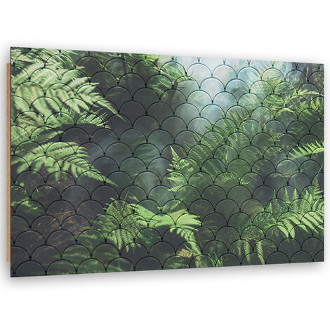 Quadro deco panel, Foglie di felce - 60x40