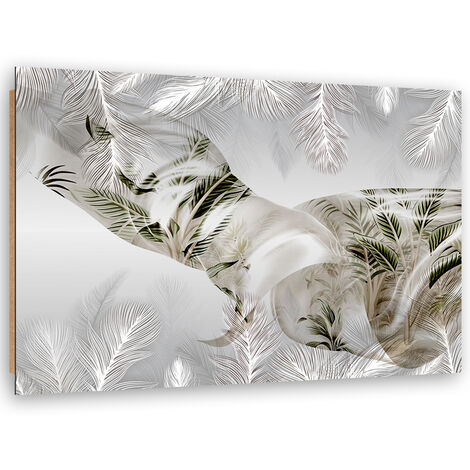Quadro deco panel, Foglie nel vento - 100x70