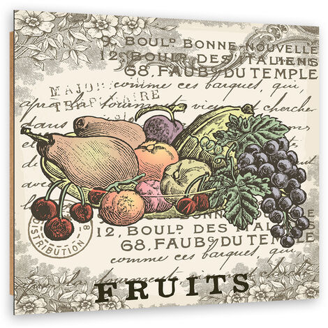 Quadro deco panel, Frutto vintage - 30x30