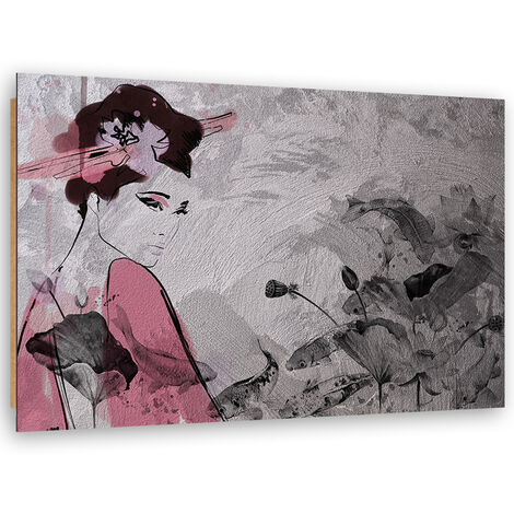 Quadro deco panel, Geisha giapponese - 120x80
