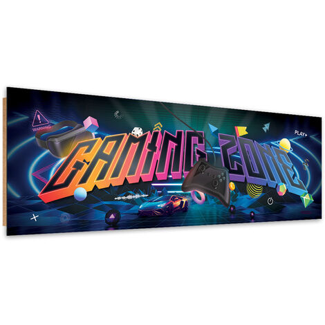 Quadro deco panel, Iscrizione della zona di gioco - 90x30