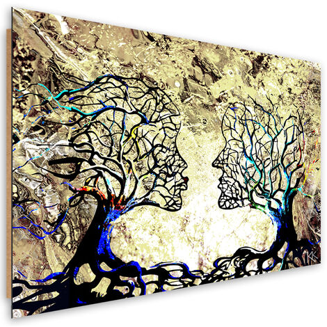 Quadro deco panel, Kiss Tree Love Abstraction - 120x80
