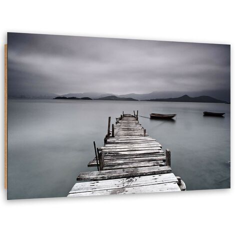 Quadro deco panel, Lago d'inverno - 60x40