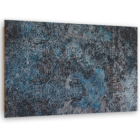 Quadro deco panel, Mandala orientale vintage - 60x40