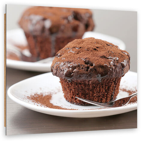 Quadro deco panel, muffin al cioccolato - 40x40