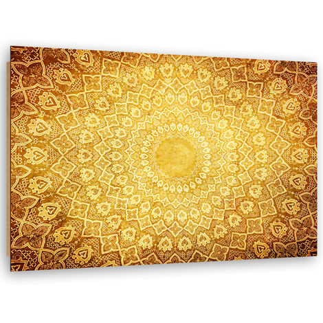 Quadro deco panel, Oro Mandala Abstraction - 60x40