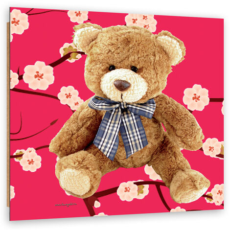 Quadro deco panel, orsacchiotto di peluche - 50x50