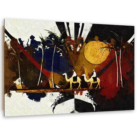 Quadro deco panel, Paesaggio africano - 100x70