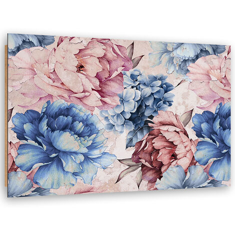 Quadro deco panel, Peonie pastello - 100x70