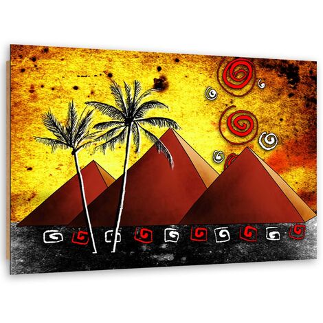 Quadro deco panel, Piramidi egizie - 120x80