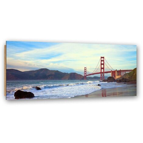 Quadro deco panel, Ponte del Golden Gate - 90x30