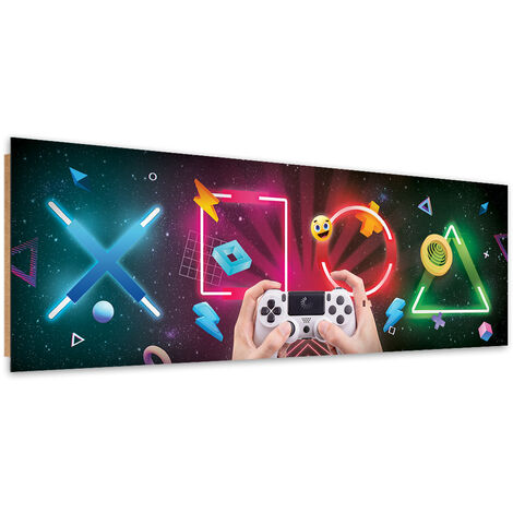Quadro deco panel, Pulsanti e controller di gioco - 150x50