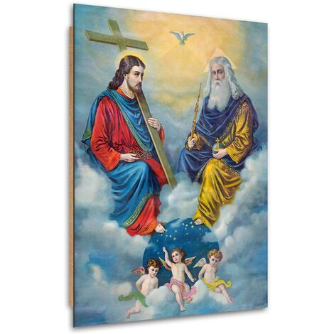 Quadro deco panel, Santissima Trinità  - 40x60