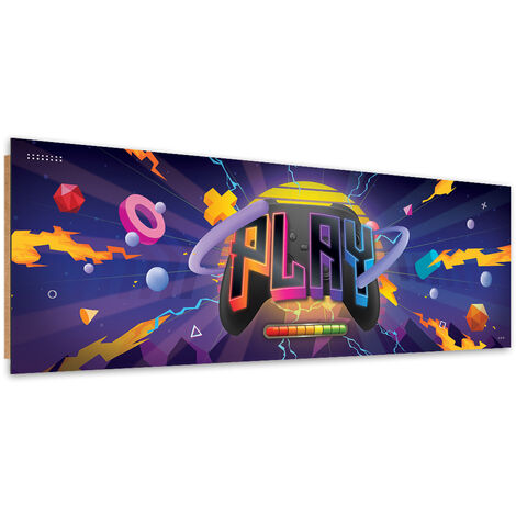 Quadro deco panel, Simboli di gioco - 120x40