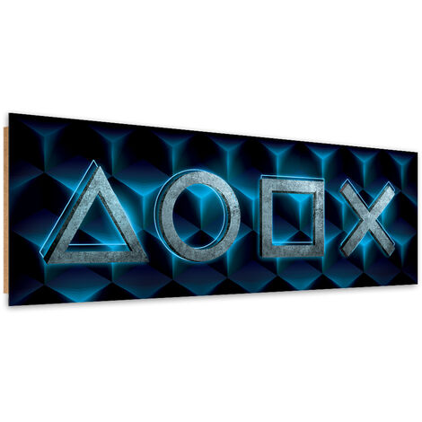 Quadro deco panel, Simboli di gioco - 150x50