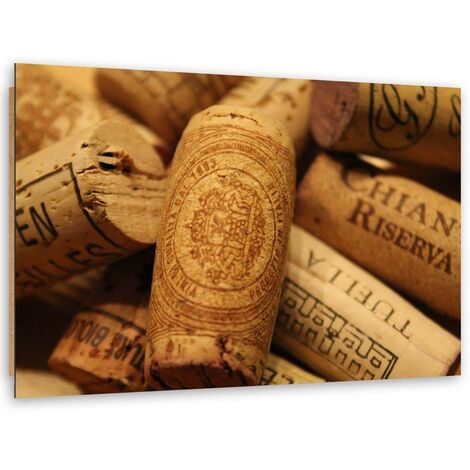 Quadro deco panel, Tappi di vino - 90x60