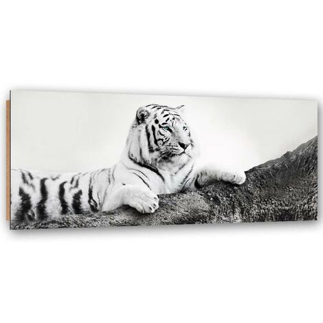 Quadro deco panel, Tigre vigile - 90x30