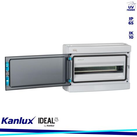 Quadro di distribuzione da superficie KDB IP65 S18T Ideal 1x18