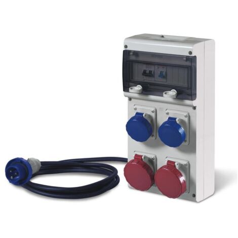 Quadro di distribuzione portatile block4 scame 630.4506-1060