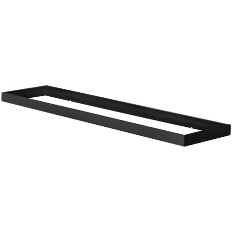 Quadro di fissaggio protratto – Acciaio nero – 1200x300mm  Per pannelli LED