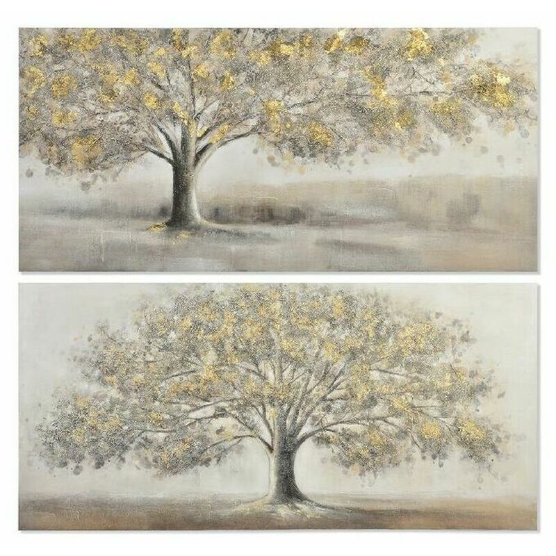 Quadro Dkd Home Decor 150 x 3,5 x 70 cm Albero