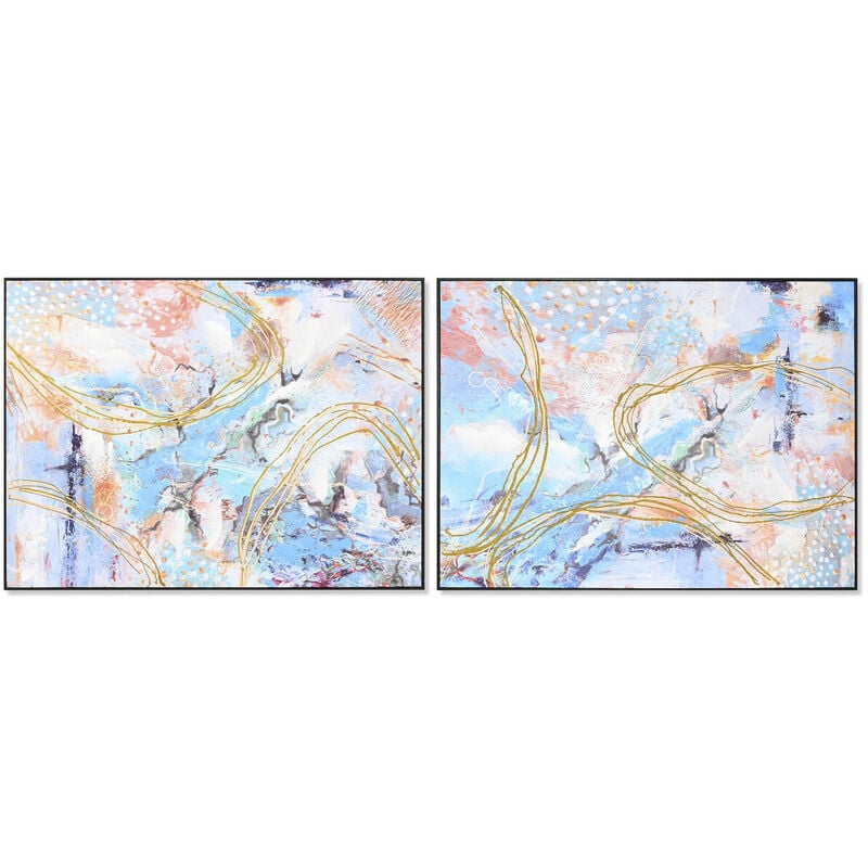 Quadro Dkd Home Decor 122 x 4,5 x 92 cm Astratto